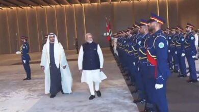 PM Modi arrives in UAE